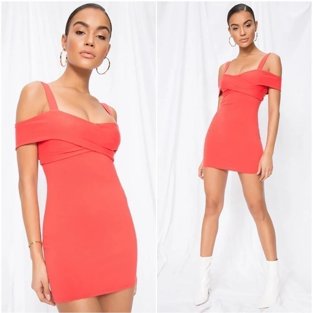 evie cold shoulder mini dress SUPERDOWN Evie Cold Shoulder Mini Dress